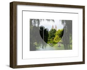 Love NY Series - Central Park Row Boat - Manhattan - New York - USA-Philippe Hugonnard-Framed Art Print