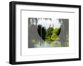 Love NY Series - Central Park Row Boat - Manhattan - New York - USA-Philippe Hugonnard-Framed Art Print