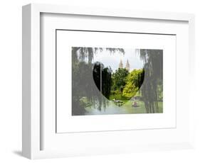 Love NY Series - Central Park Row Boat - Manhattan - New York - USA-Philippe Hugonnard-Framed Art Print