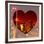 Love NY Series - Cityscape at Red Night with the New Yorker Hotel - Manhattan - New York - USA-Philippe Hugonnard-Framed Photographic Print