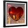 Love NY Series - Cityscape at Red Night with the New Yorker Hotel - Manhattan - New York - USA-Philippe Hugonnard-Framed Photographic Print