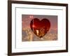 Love NY Series - Cityscape at Red Night with the New Yorker Hotel - Manhattan - New York - USA-Philippe Hugonnard-Framed Art Print