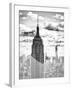 Love NY Series - Empire State Building and 1WTC - Manhattan - New York - USA - B&W Photography-Philippe Hugonnard-Framed Photographic Print