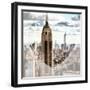 Love NY Series - Empire State Building and 1WTC - Manhattan - New York - USA-Philippe Hugonnard-Framed Photographic Print