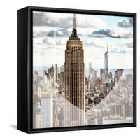 Love NY Series - Empire State Building and 1WTC - Manhattan - New York - USA-Philippe Hugonnard-Framed Stretched Canvas