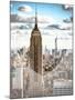 Love NY Series - Empire State Building and 1WTC - Manhattan - New York - USA-Philippe Hugonnard-Mounted Photographic Print