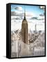 Love NY Series - Empire State Building and 1WTC - Manhattan - New York - USA-Philippe Hugonnard-Framed Stretched Canvas