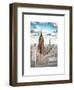 Love NY Series - Empire State Building and 1WTC - Manhattan - New York - USA-Philippe Hugonnard-Framed Art Print