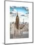 Love NY Series - Empire State Building and 1WTC - Manhattan - New York - USA-Philippe Hugonnard-Mounted Art Print