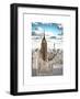 Love NY Series - Empire State Building and 1WTC - Manhattan - New York - USA-Philippe Hugonnard-Framed Art Print