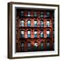 Love NY Series - Facade of Building with Fire Escape - USA-Philippe Hugonnard-Framed Photographic Print