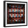 Love NY Series - Facade of Building with Fire Escape - USA-Philippe Hugonnard-Framed Photographic Print