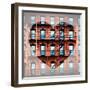 Love NY Series - Facade of Building with Fire Escape - USA-Philippe Hugonnard-Framed Photographic Print