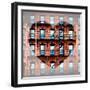 Love NY Series - Facade of Building with Fire Escape - USA-Philippe Hugonnard-Framed Photographic Print