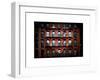 Love NY Series - Facade of Building with Fire Escape - USA-Philippe Hugonnard-Framed Art Print