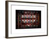 Love NY Series - Facade of Building with Fire Escape - USA-Philippe Hugonnard-Framed Art Print