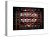 Love NY Series - Facade of Building with Fire Escape - USA-Philippe Hugonnard-Stretched Canvas