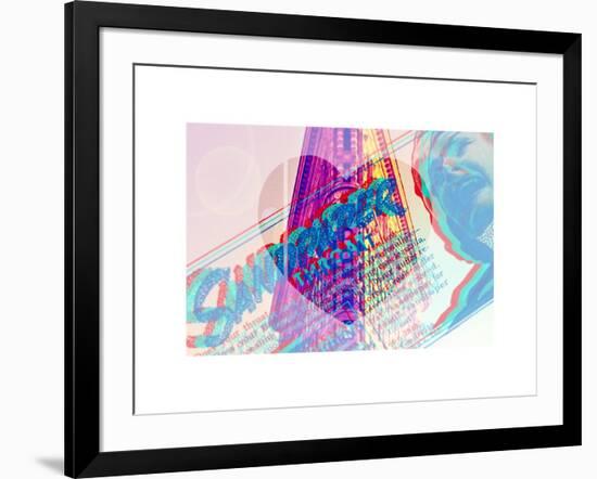 Love NY Series - Flatiron Building Art Deco - Manhattan - New York - USA-Philippe Hugonnard-Framed Art Print