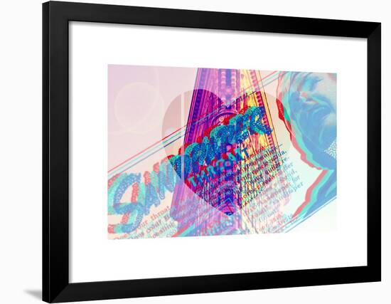 Love NY Series - Flatiron Building Art Deco - Manhattan - New York - USA-Philippe Hugonnard-Framed Art Print