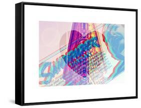 Love NY Series - Flatiron Building Art Deco - Manhattan - New York - USA-Philippe Hugonnard-Framed Stretched Canvas