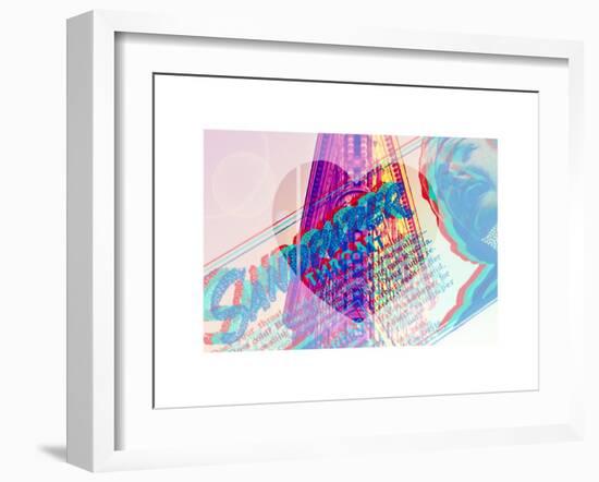 Love NY Series - Flatiron Building Art Deco - Manhattan - New York - USA-Philippe Hugonnard-Framed Art Print