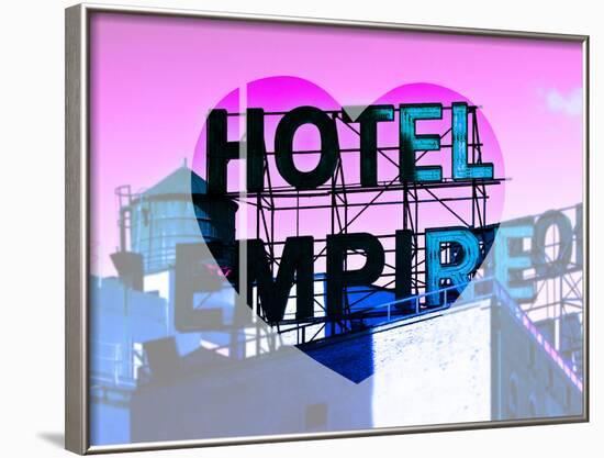 Love NY Series - Hotel Empire Sign - Manhattan - New York City - USA-Philippe Hugonnard-Framed Photographic Print