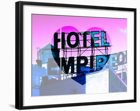 Love NY Series - Hotel Empire Sign - Manhattan - New York City - USA-Philippe Hugonnard-Framed Photographic Print