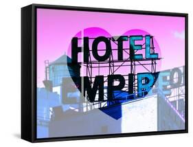 Love NY Series - Hotel Empire Sign - Manhattan - New York City - USA-Philippe Hugonnard-Framed Stretched Canvas