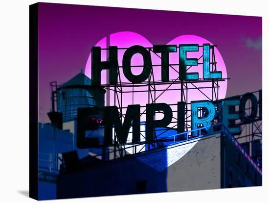 Love NY Series - Hotel Empire Sign - Manhattan - New York City - USA-Philippe Hugonnard-Stretched Canvas