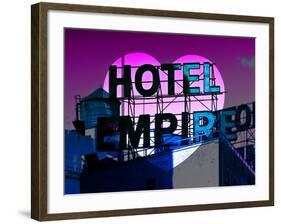 Love NY Series - Hotel Empire Sign - Manhattan - New York City - USA-Philippe Hugonnard-Framed Photographic Print