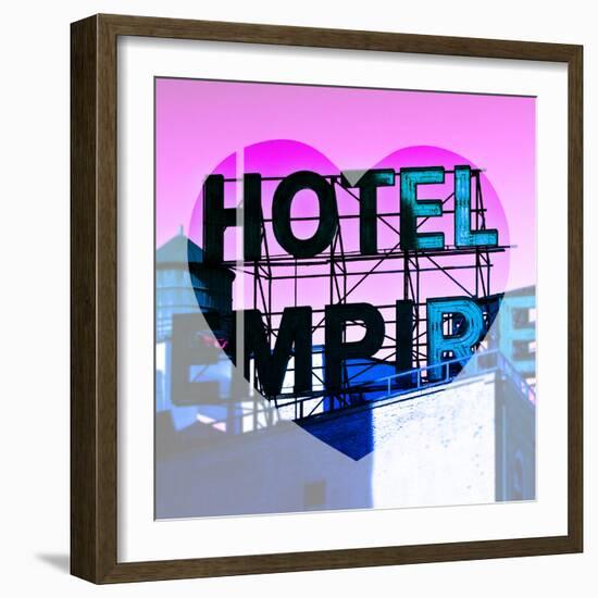 Love NY Series - Hotel Empire Sign - Manhattan - New York City - USA-Philippe Hugonnard-Framed Photographic Print
