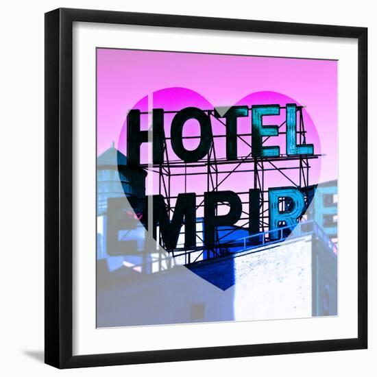 Love NY Series - Hotel Empire Sign - Manhattan - New York City - USA-Philippe Hugonnard-Framed Photographic Print