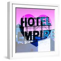 Love NY Series - Hotel Empire Sign - Manhattan - New York City - USA-Philippe Hugonnard-Framed Photographic Print