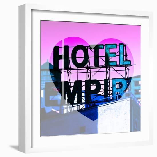 Love NY Series - Hotel Empire Sign - Manhattan - New York City - USA-Philippe Hugonnard-Framed Photographic Print