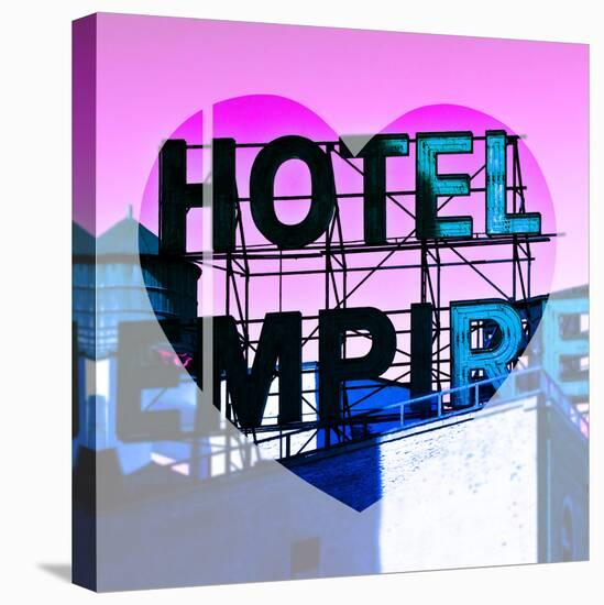 Love NY Series - Hotel Empire Sign - Manhattan - New York City - USA-Philippe Hugonnard-Stretched Canvas