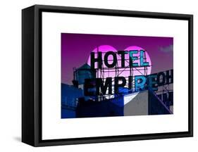 Love NY Series - Hotel Empire Sign - Manhattan - New York City - USA-Philippe Hugonnard-Framed Stretched Canvas