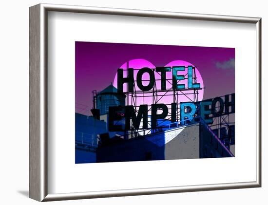 Love NY Series - Hotel Empire Sign - Manhattan - New York City - USA-Philippe Hugonnard-Framed Art Print