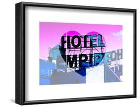 Love NY Series - Hotel Empire Sign - Manhattan - New York City - USA-Philippe Hugonnard-Framed Art Print