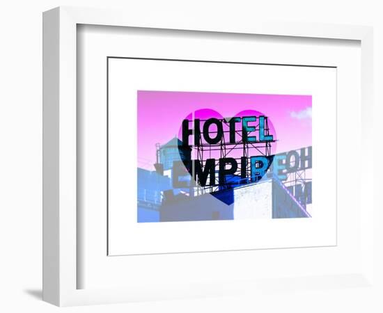 Love NY Series - Hotel Empire Sign - Manhattan - New York City - USA-Philippe Hugonnard-Framed Art Print