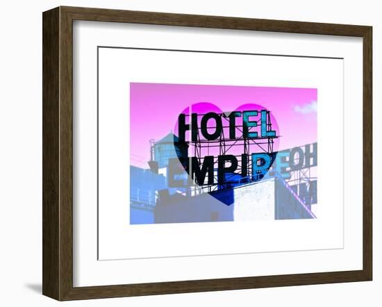 Love NY Series - Hotel Empire Sign - Manhattan - New York City - USA-Philippe Hugonnard-Framed Art Print