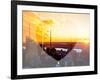 Love NY Series - Landscape of Manhattan at Sunset - New York - USA-Philippe Hugonnard-Framed Photographic Print