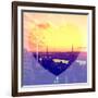 Love NY Series - Landscape of Manhattan at Sunset - New York - USA-Philippe Hugonnard-Framed Photographic Print