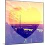 Love NY Series - Landscape of Manhattan at Sunset - New York - USA-Philippe Hugonnard-Mounted Photographic Print