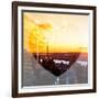 Love NY Series - Landscape of Manhattan at Sunset - New York - USA-Philippe Hugonnard-Framed Photographic Print