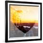 Love NY Series - Landscape of Manhattan at Sunset - New York - USA-Philippe Hugonnard-Framed Photographic Print