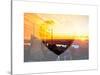 Love NY Series - Landscape of Manhattan at Sunset - New York - USA-Philippe Hugonnard-Stretched Canvas