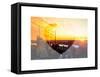 Love NY Series - Landscape of Manhattan at Sunset - New York - USA-Philippe Hugonnard-Framed Stretched Canvas