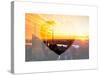 Love NY Series - Landscape of Manhattan at Sunset - New York - USA-Philippe Hugonnard-Stretched Canvas