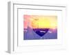 Love NY Series - Landscape of Manhattan at Sunset - New York - USA-Philippe Hugonnard-Framed Art Print