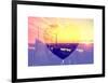 Love NY Series - Landscape of Manhattan at Sunset - New York - USA-Philippe Hugonnard-Framed Art Print